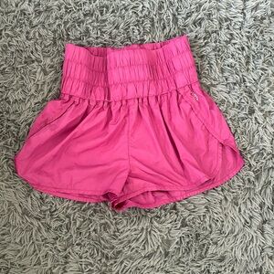 Size Medium, pink, Free People Movement shorts